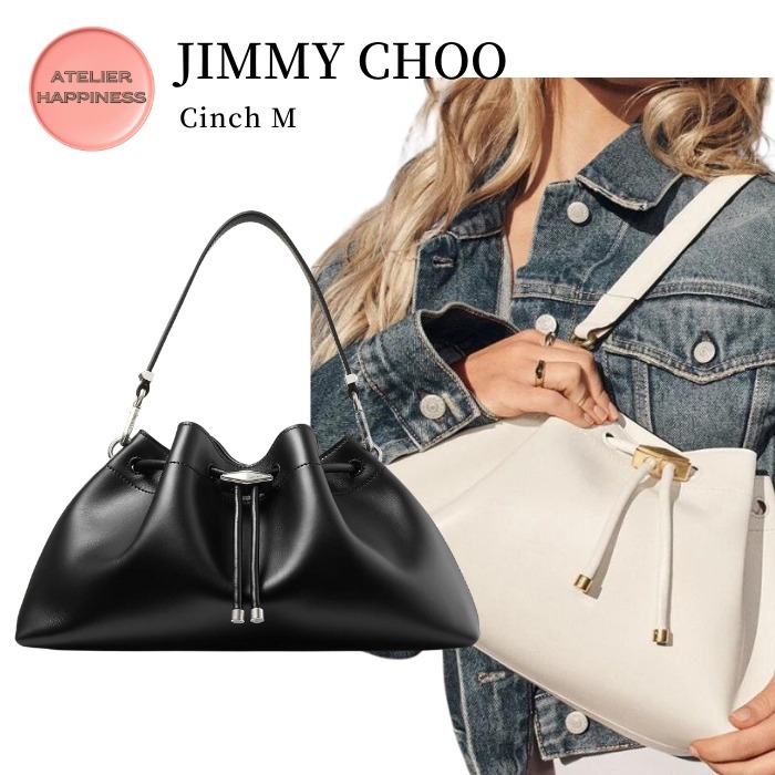 【JIMMY CHOO】Cinch M ハンドバッグ