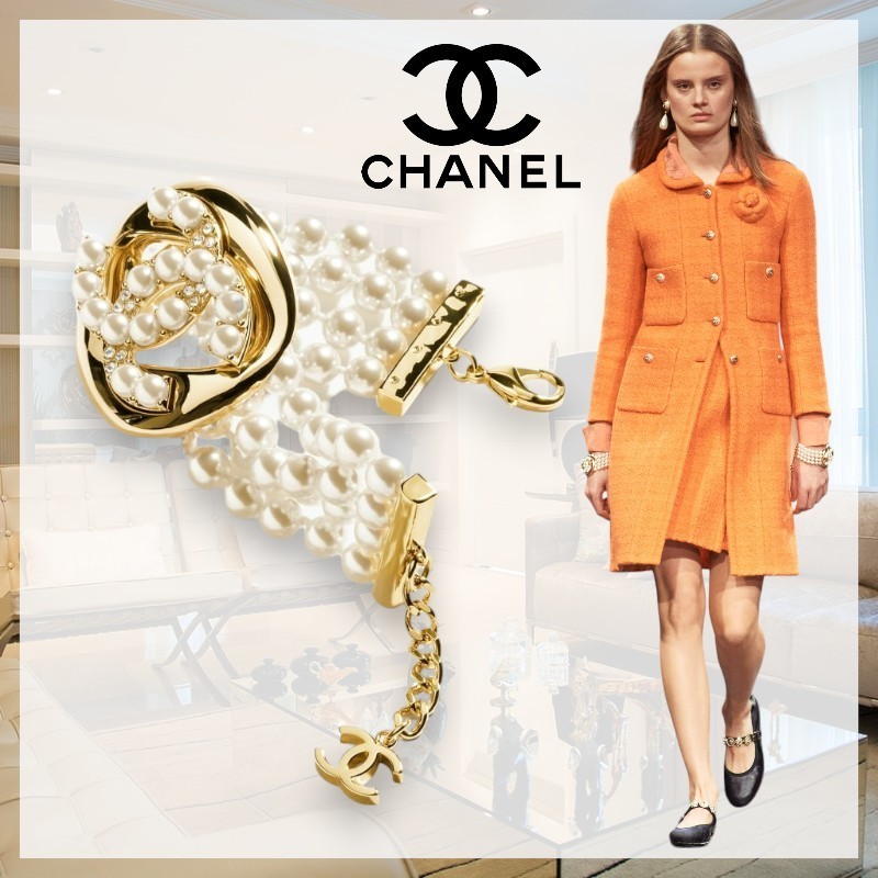 【日常に特別な輝きを】CHANEL CCロゴ ブレスレット