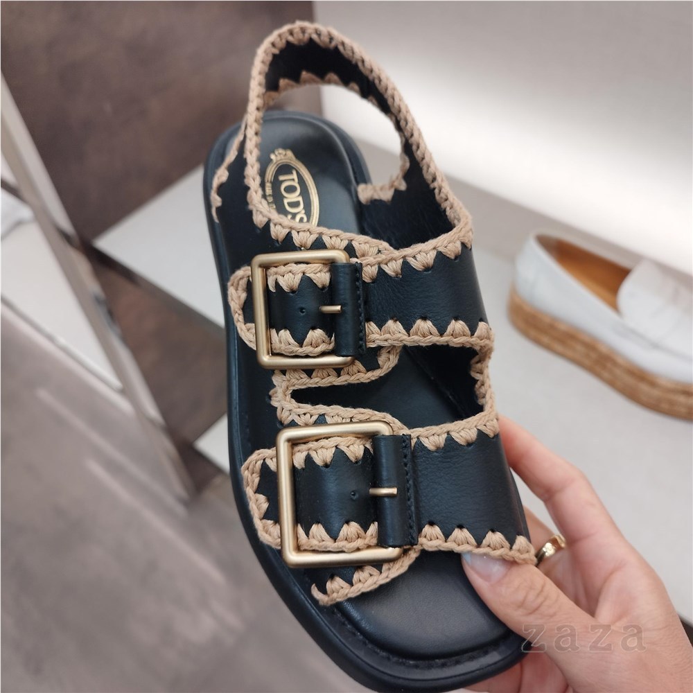 セール★Tod's ダブルストラップサンダル