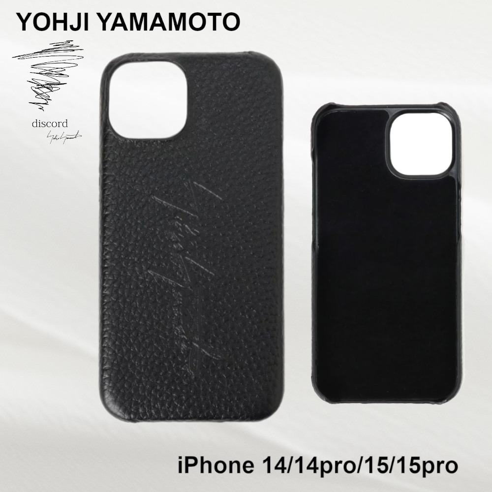 【Yohji Yamamoto】Signature iPhone case14/14pro/15/15pro
