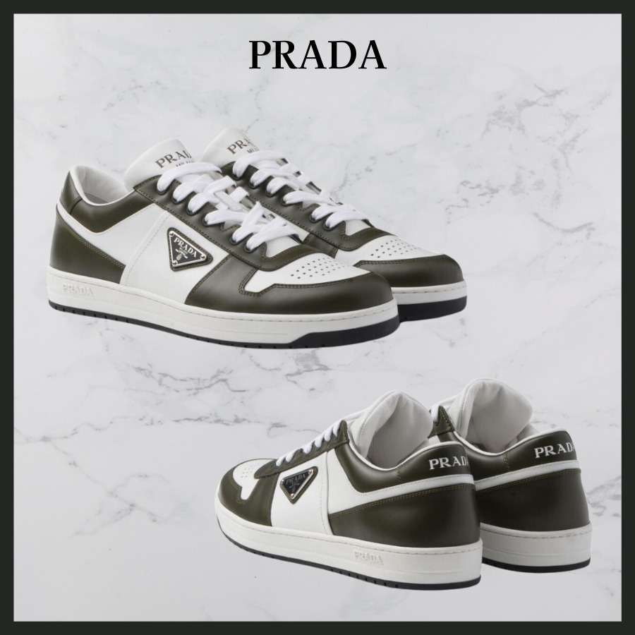 ★関税込★ PRADA ダウンタウン レザー スニーカー