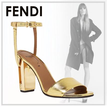 ゴールド（金色）系 FENDI(フェンディ) サンダル・ミュール