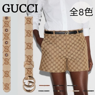 【GUCCI】〔グッチ ブロンディ〕スリムベルト