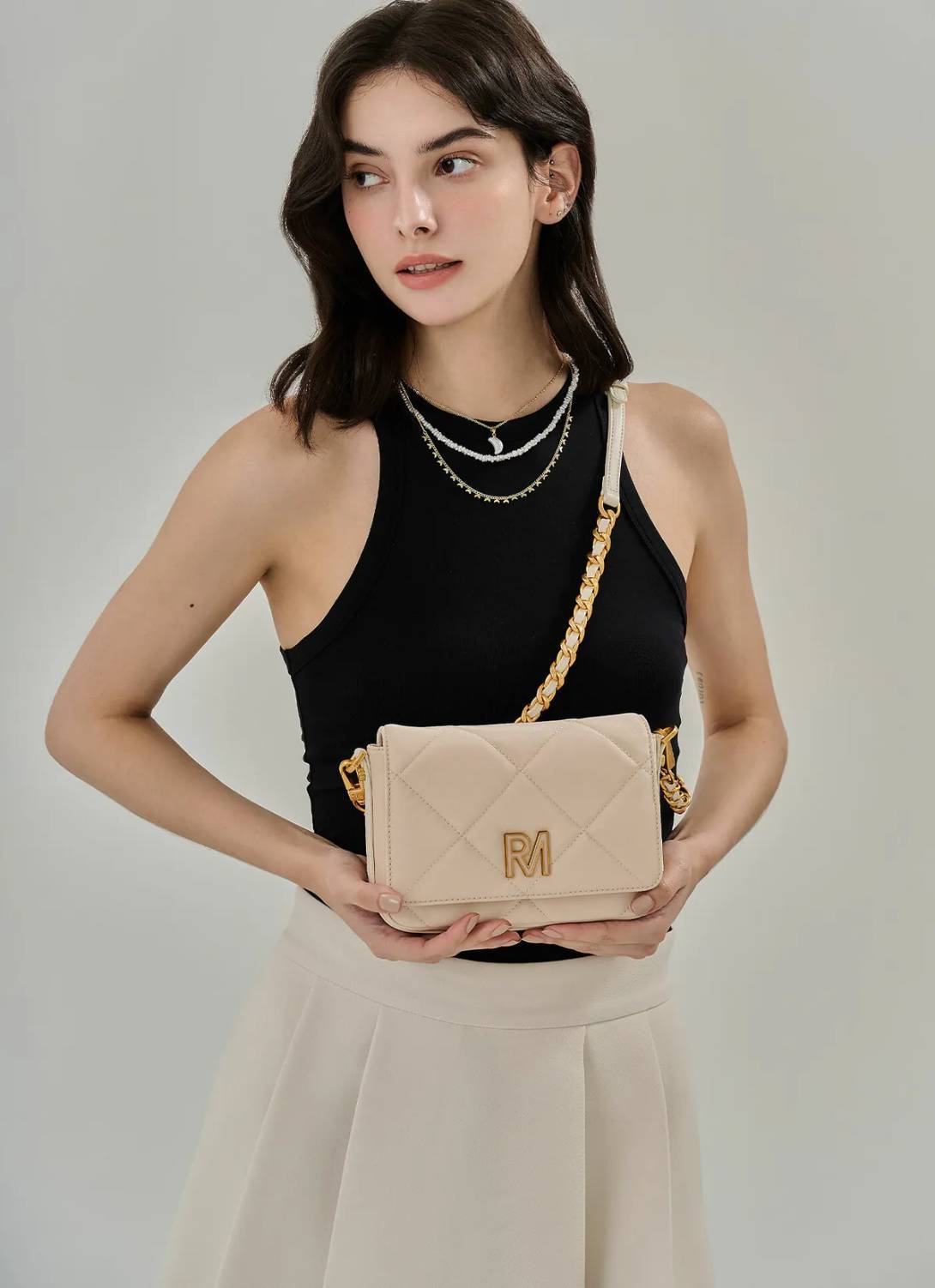 ■ROBINMAY■喬伊菱格掀蓋斜背包 Z481 ショルダーバッグ/送料込 ☆ROBINMAY☆喬伊菱格掀蓋斜背包 ロゴ ショルダーバック/送料込