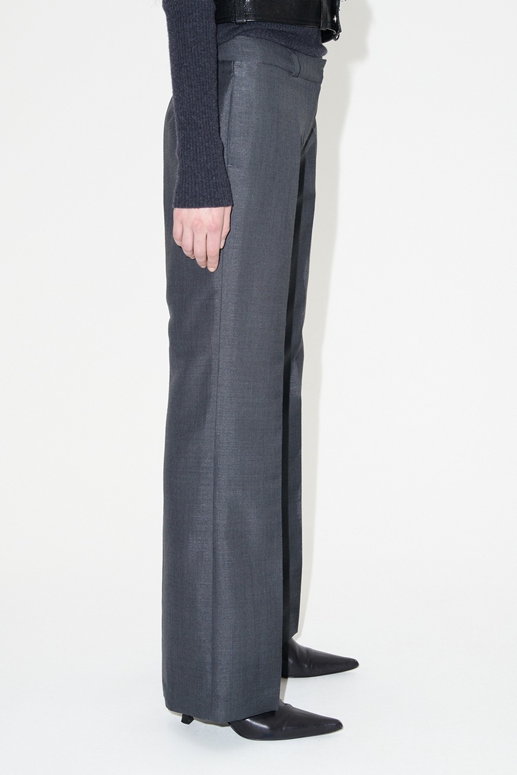 ★OUR LEGACY★ ヒップ トラウザー Grey Mnemonic Wool Our Legacy - Min Blazer Grey Mnemonic Wool
