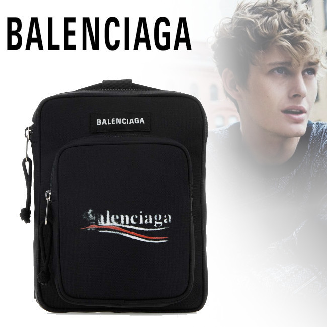 正規店買付【BALENCIAGA】リサイクルナイロン ショルダーバッグ