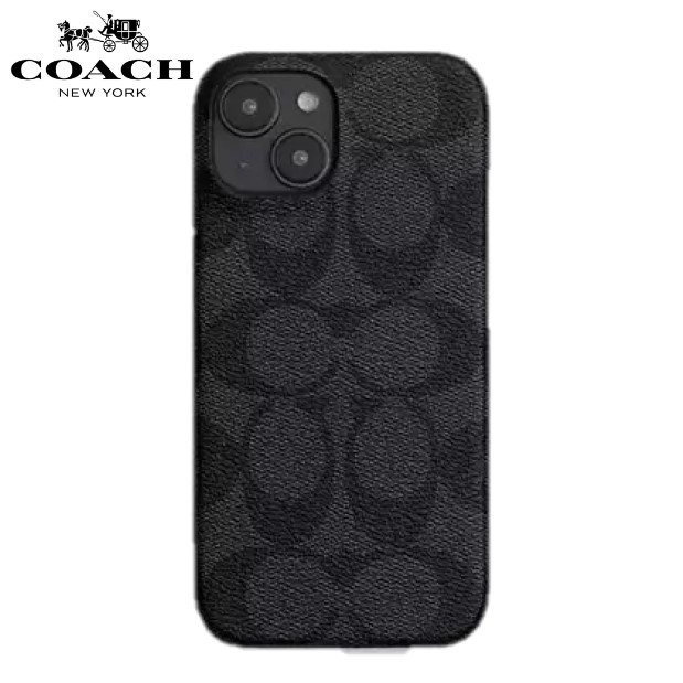 すぐにお届け！【COACH★CT682】iPhone15ケース シグネチャー