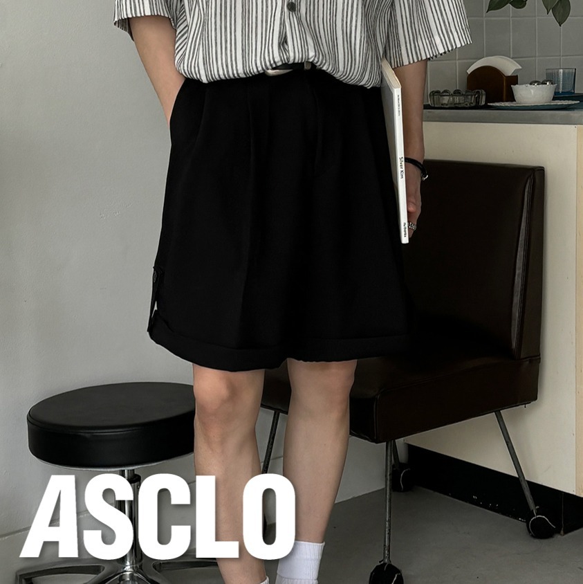 ハーフ・ショートパンツ ASCLO Roll Up Short Pants (3color)