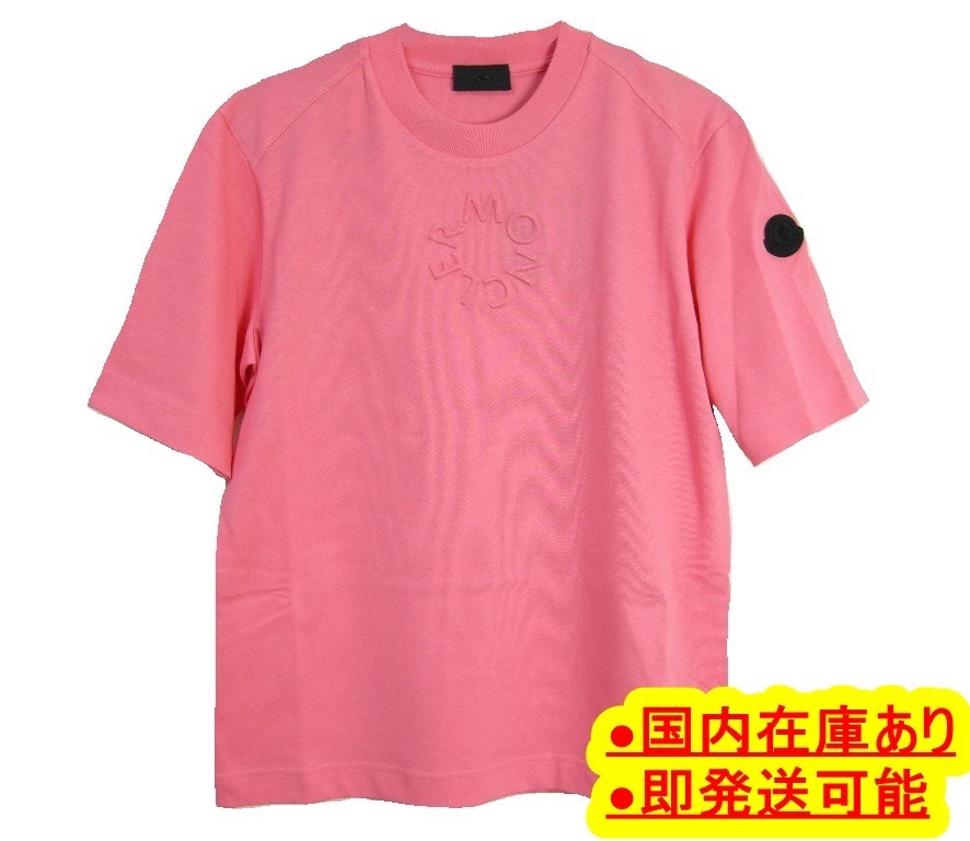 XS-M◆確保済 関税無 国内発送◆MONCLERエンボス加工Tシャツ416