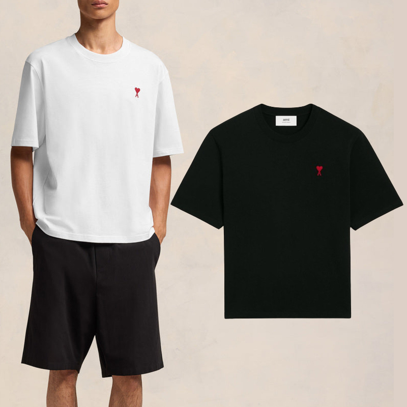 AMI PARIS AMI DE COEUR ボクシーフィット Tシャツ