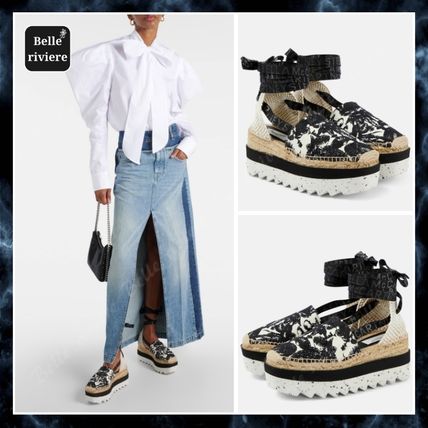 Stella McCartney☆関税込☆ガイア S-Wave スパドリーユサンダル Women ストーン ガイア S-Wave サンダル | Stella McCartney JP