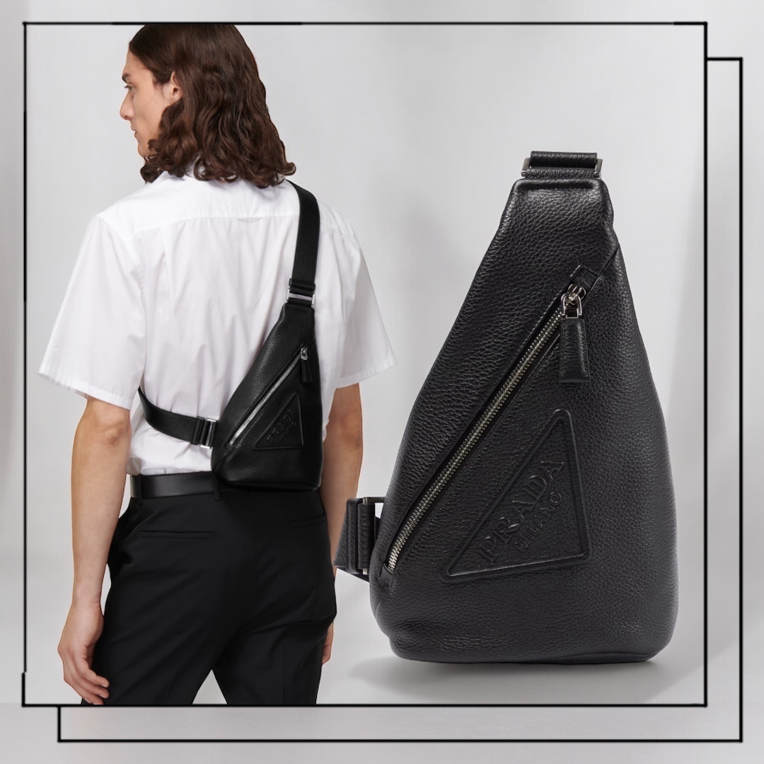 【国内発】PRADA クロス ヴィッテロダイノレザー バッグ