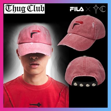 お見舞い THUG CLUB】THUG x FILA F CAP 日本未入荷,関税.送料無料 (Thug 帽子