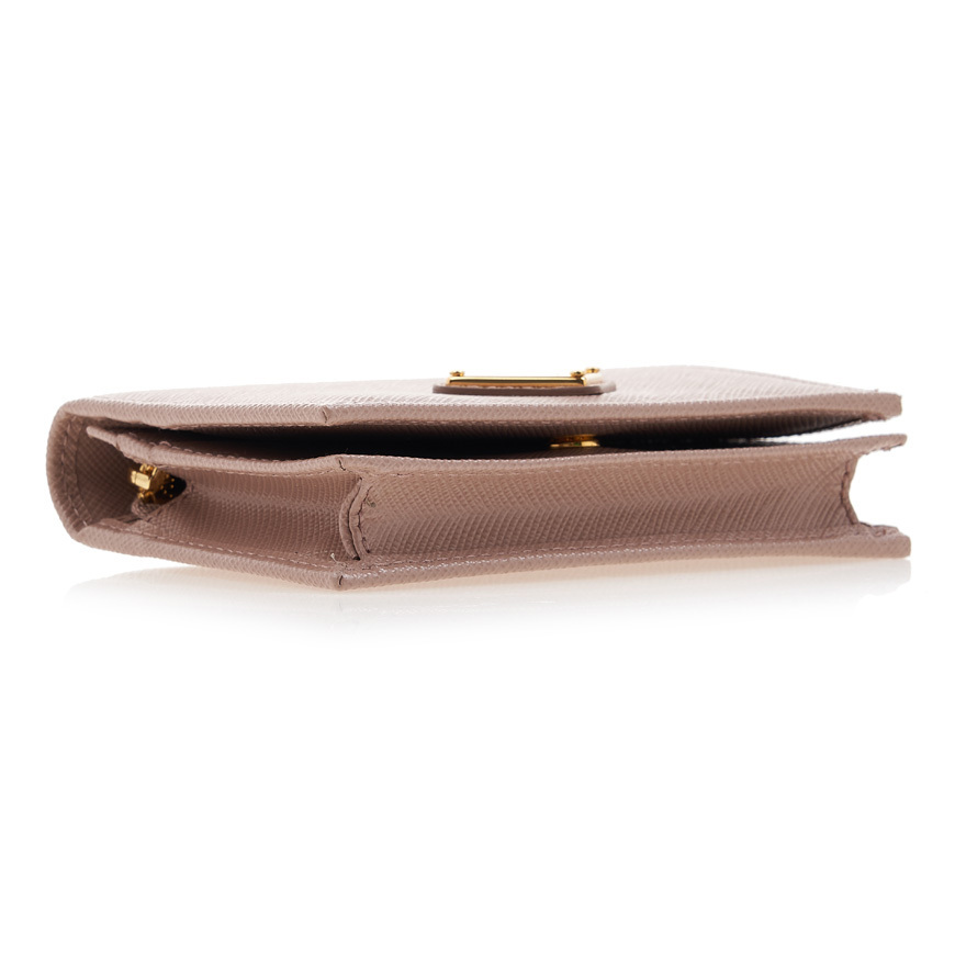 《PRADA》 1MV021 QHH F0236 サフィアーノ レザー ウォレット