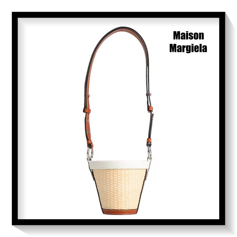 ★MAISON MARGIELA★ ショルダーバッグ かご ♪アイボリー♪