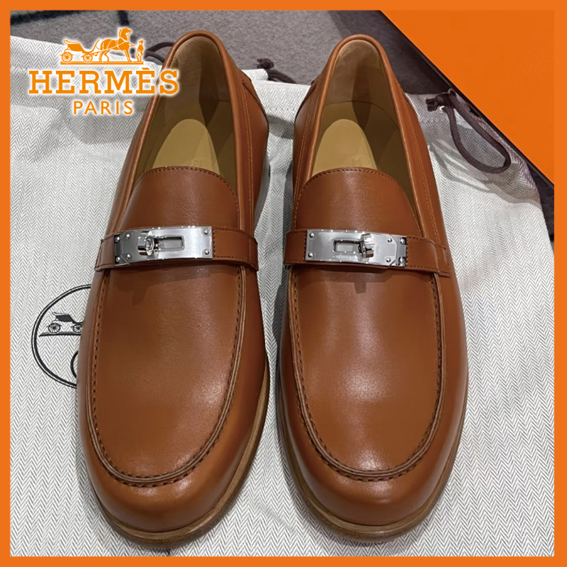 国内発送【エレガントなケリーバックル】HERMES モカシン Destin