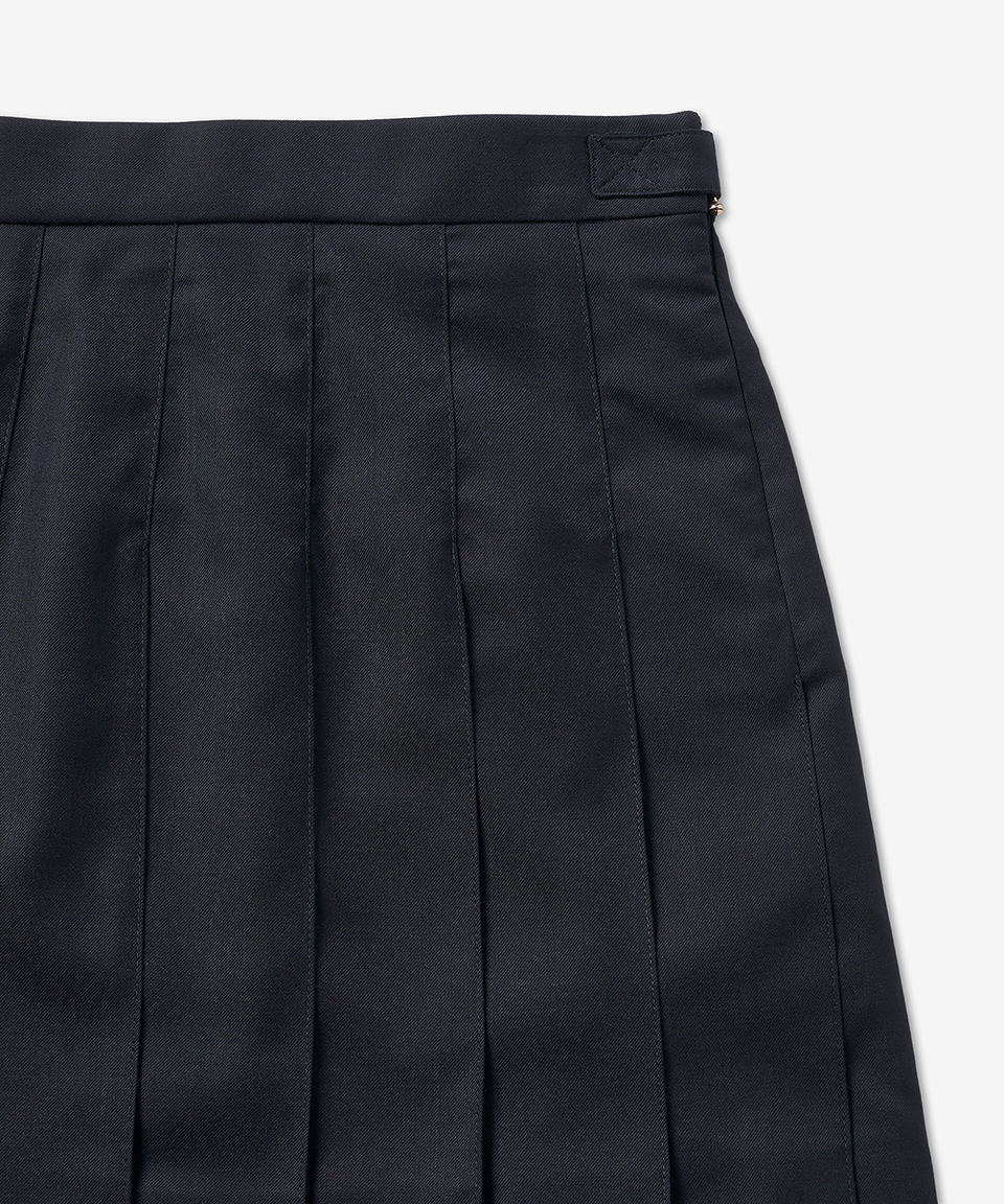 《THOM BROWNE》 RWB タブ プリーツ スカート