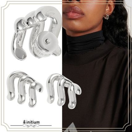 【BALENCIAGA】バレンシアガ ループ トリオ イヤリング バレンシアガ】ループトリオ シルバーイヤリング (BALENCIAGA