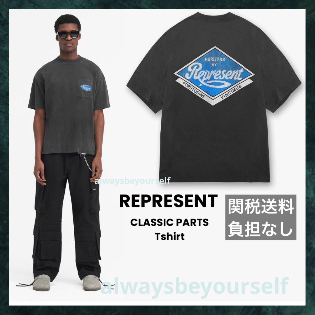 限定特価 REPRESENT CLASSIC PARTS Tシャツ Aged Black