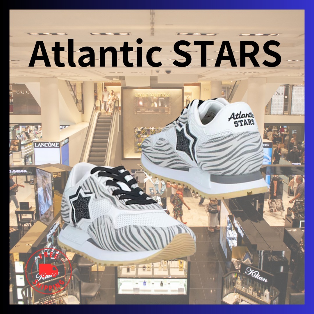 『Atlantic STARS』アニマル柄 ロゴ