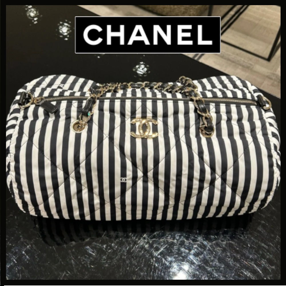 【大容量☆】CHANEL ボーリングバッグ