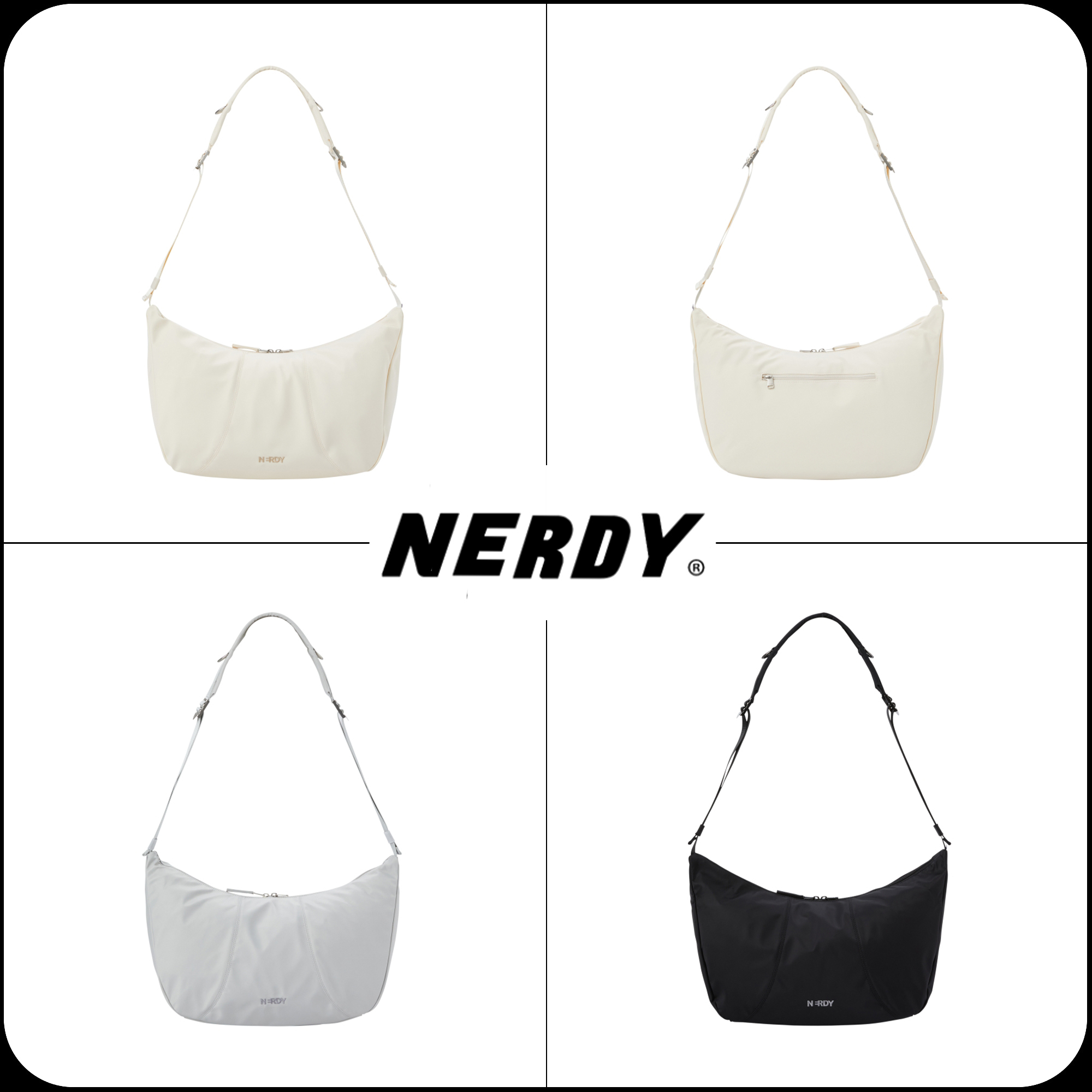 [ NERDY ]★24SS★韓国人気★HOBO CROSS BAG