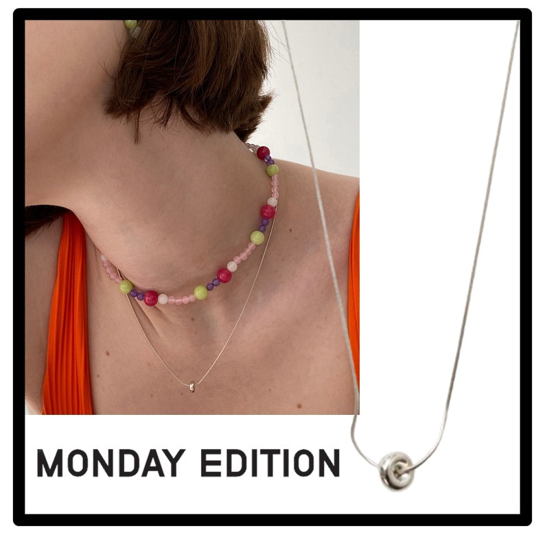 ★関税込★MONDAY EDITION★SARAs silver necklace★