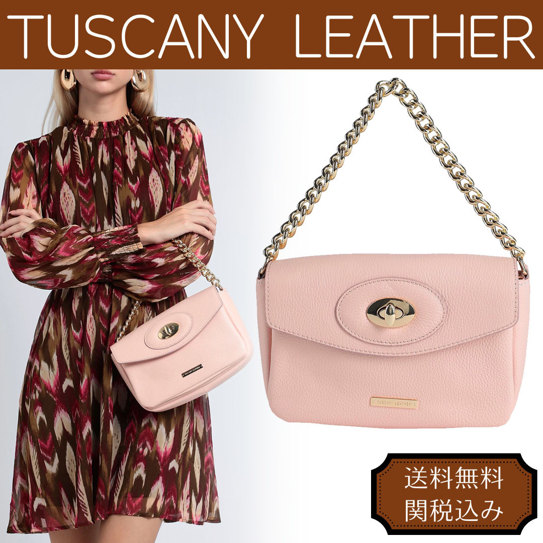 ハンドバッグ【TUSCANY LEATHER】送料無料関税込 フラップバッグ