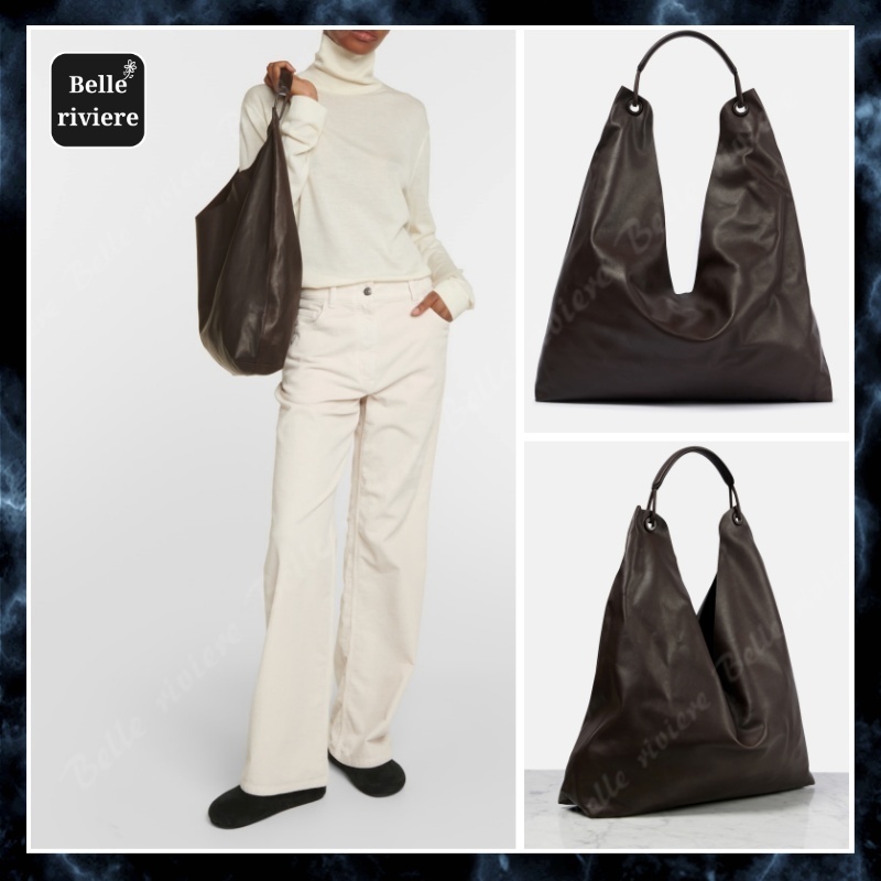 24PF new/The Row ビンドル3レザーショルダーバッグ Bag Brown