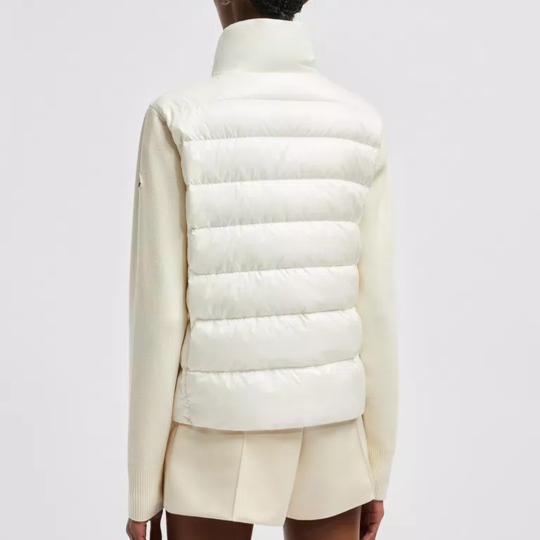 【MONCLER】リブ編みニット&ダウン入り ウールカーディガン /4色 MONCLER】リブ編みニット&ダウン入り ウールカーディガン /4色