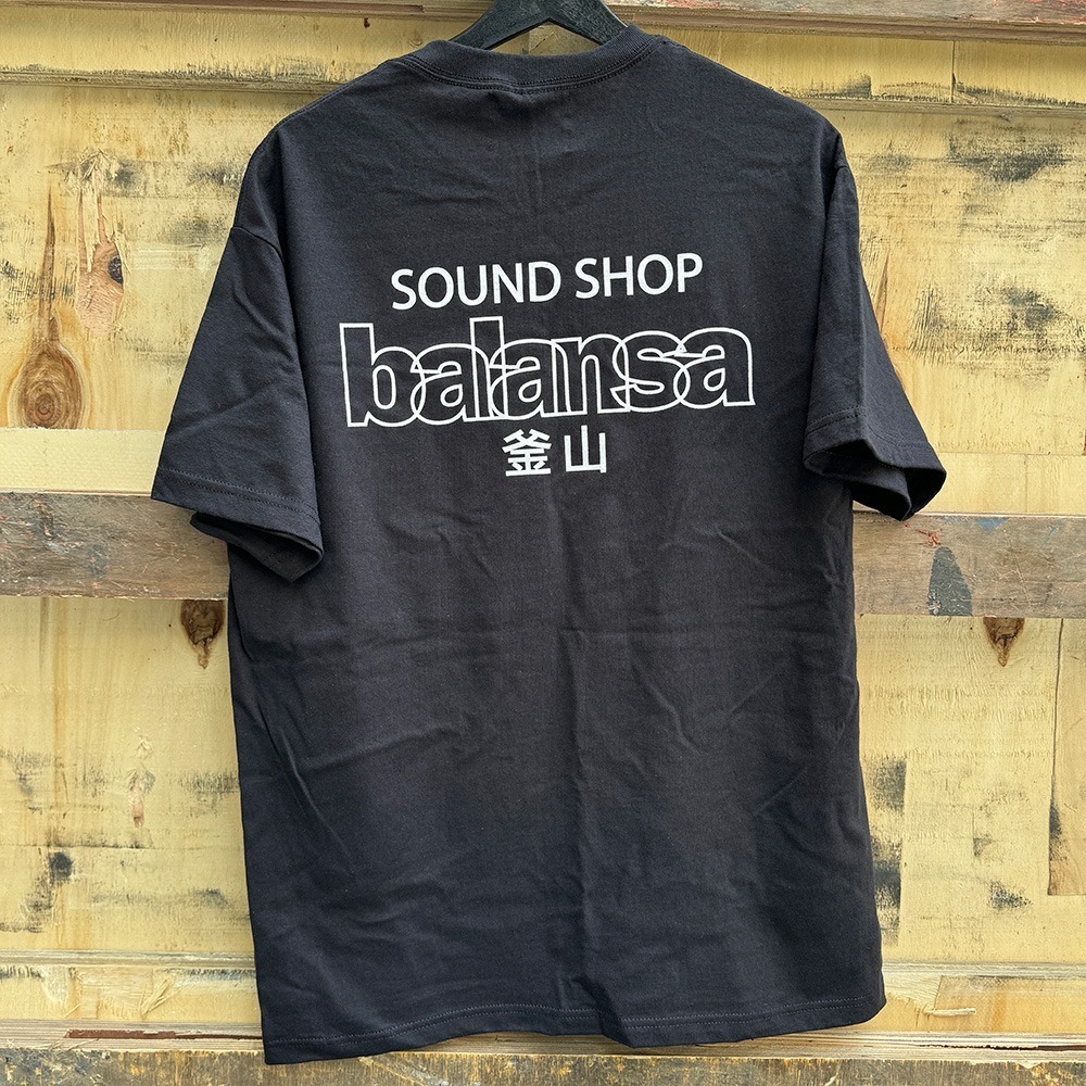 BALANSA ssb logo tee (black/white)/韓国 ファッション Tシャツ