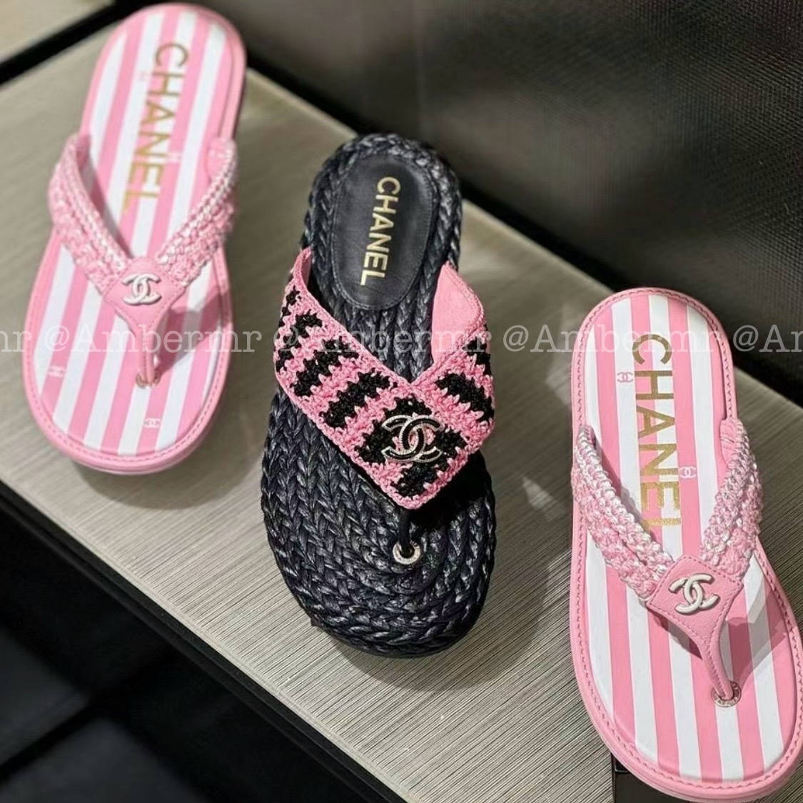 24ココビーチ CHANEL CC サンダル 街歩きでもビーチでも♪