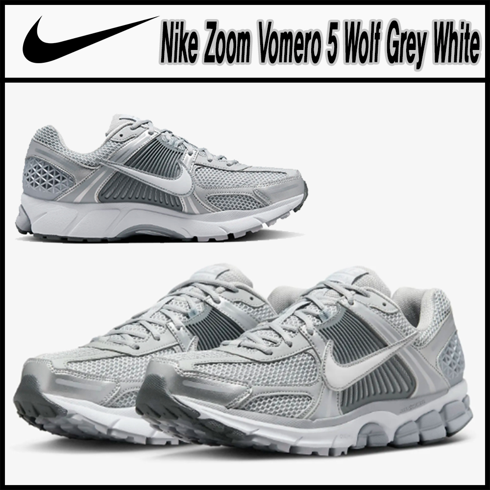 Nike★Nike Zoom Vomero 5 Wolf Grey White★送料・関税込★