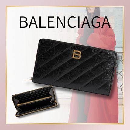 国内発送料無料!BALENCIAGA クラッシュ財布 ブラック/ベージュ 国内発送料無料!BALENCIAGA クラッシュ財布 ブラック/ベージュ