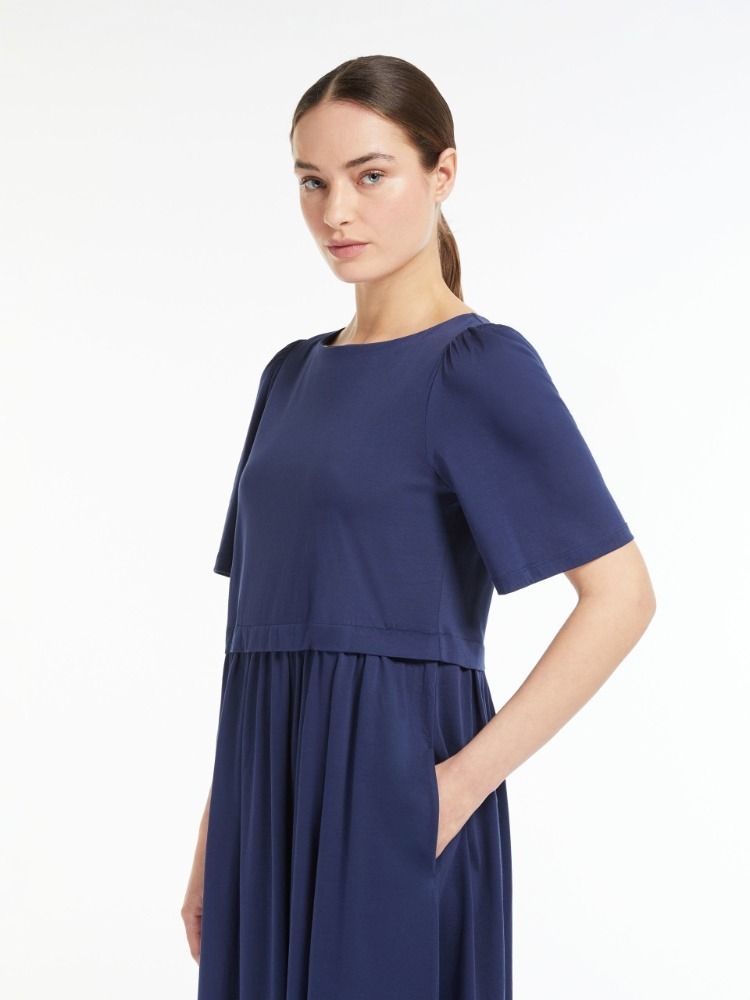 Max Mara Mロゴ ピュアコットンワンピース
