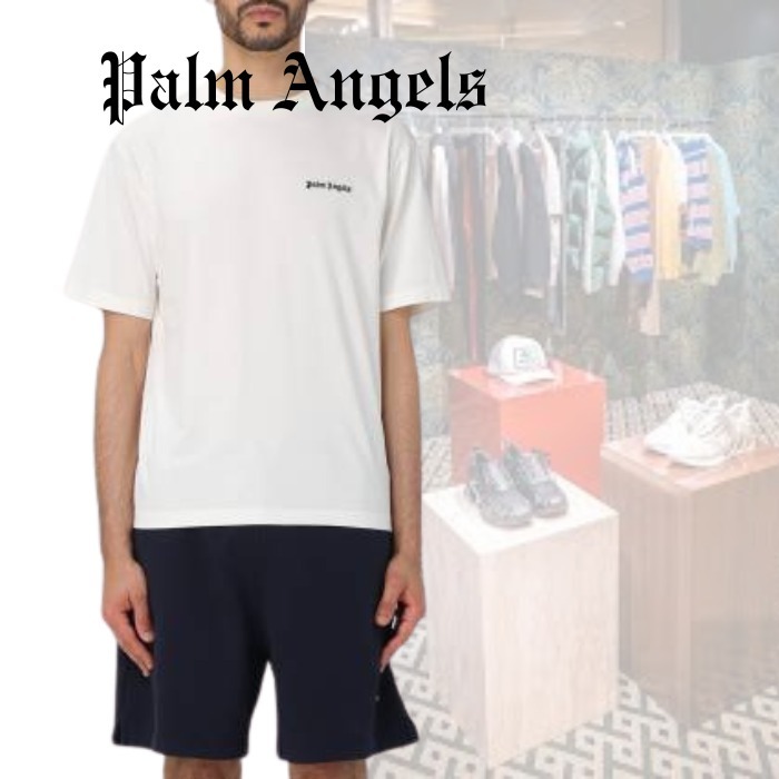 【Palm Angels】ロゴ Tシャツ ホワイト