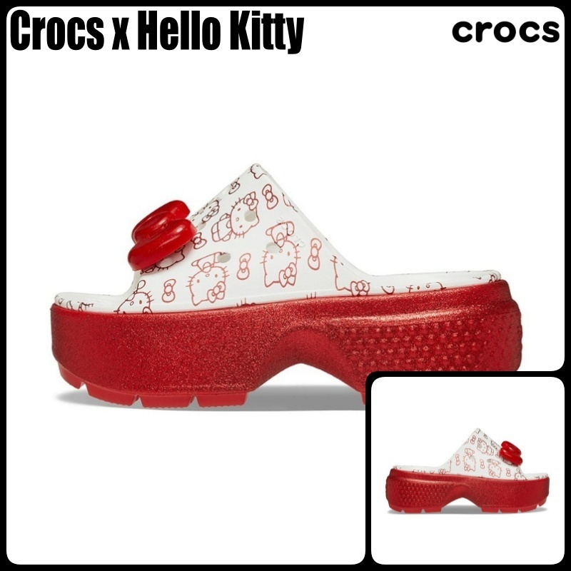 [クロックス]Crocs x Hello Kitty Stomp Slide ストンプクロッグ