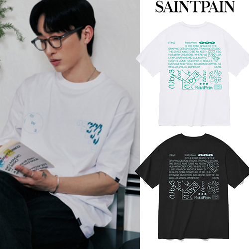Tシャツ・カットソー [SAINTPAIN] SP X TS FIRST BY THREE T SHIRT