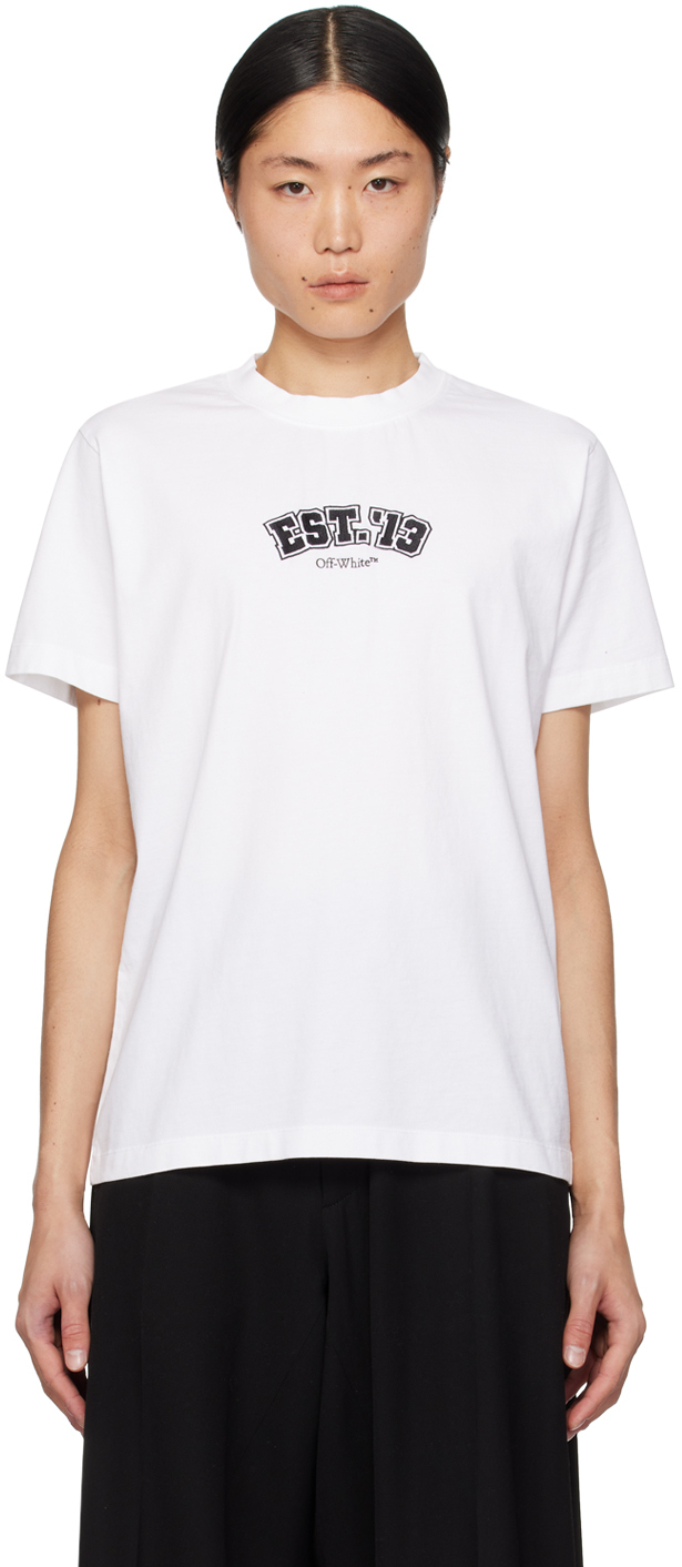 【関税込み】Off-White ホワイト スリムフィットTシャツ