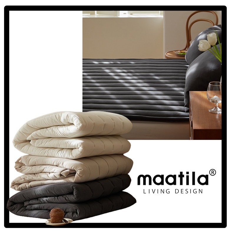 関税込★maatila★シュークリーム 固定バンド付き 敷きパッド SS