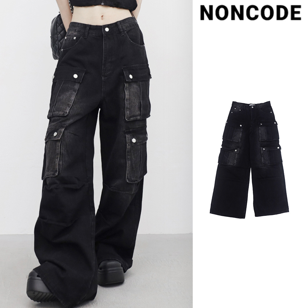 【NONCODE】(Unisex) Verity Washing Pocket Pants
