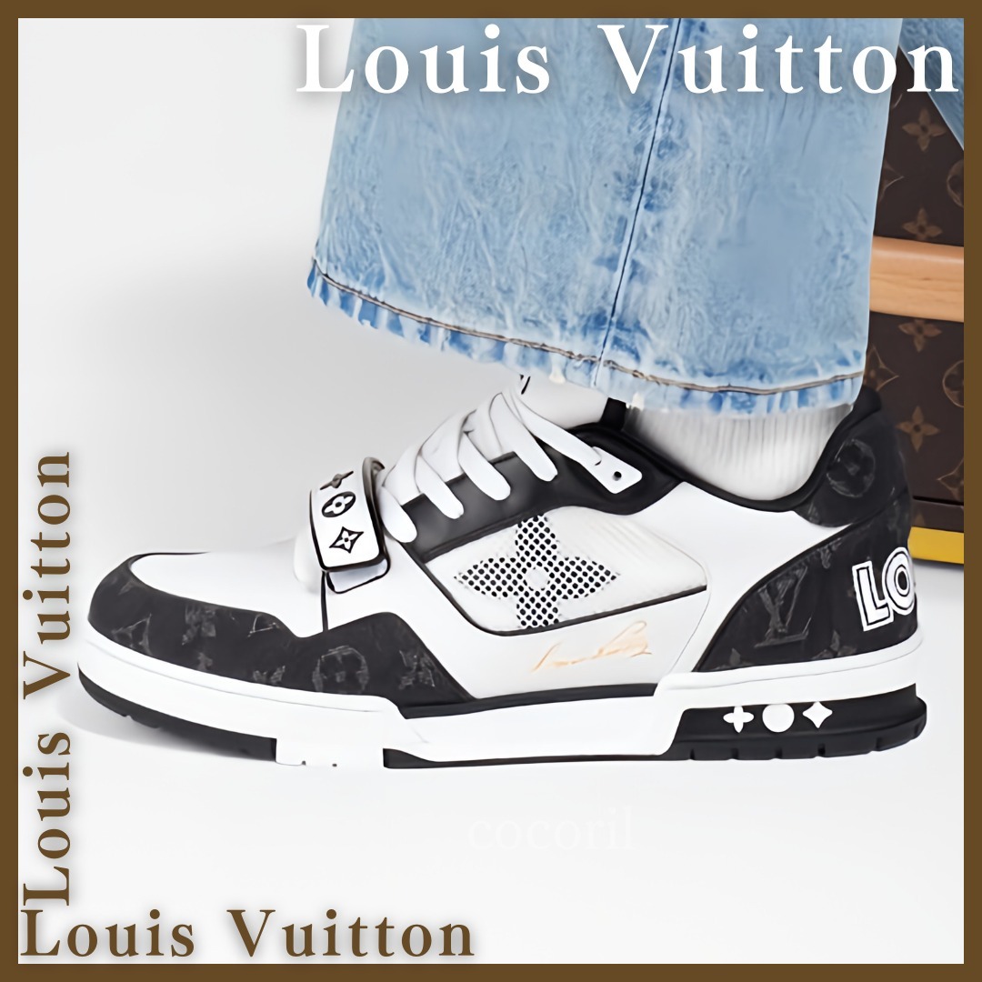 【大人気ライン】◆LouisVuitton◆トレイナーライン スニーカー