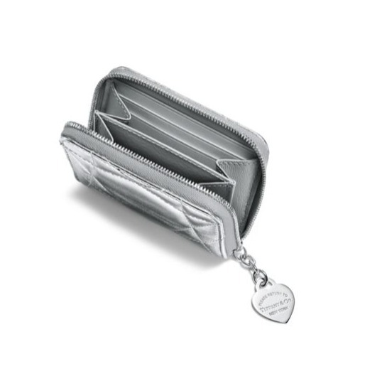 24SS☆Tiffany&Co.☆ぷっくり可愛いミニ財布♪チャーム付き 24SS☆Tiffany&Co.☆ぷっくり可愛いミニ財布♪チャーム付き