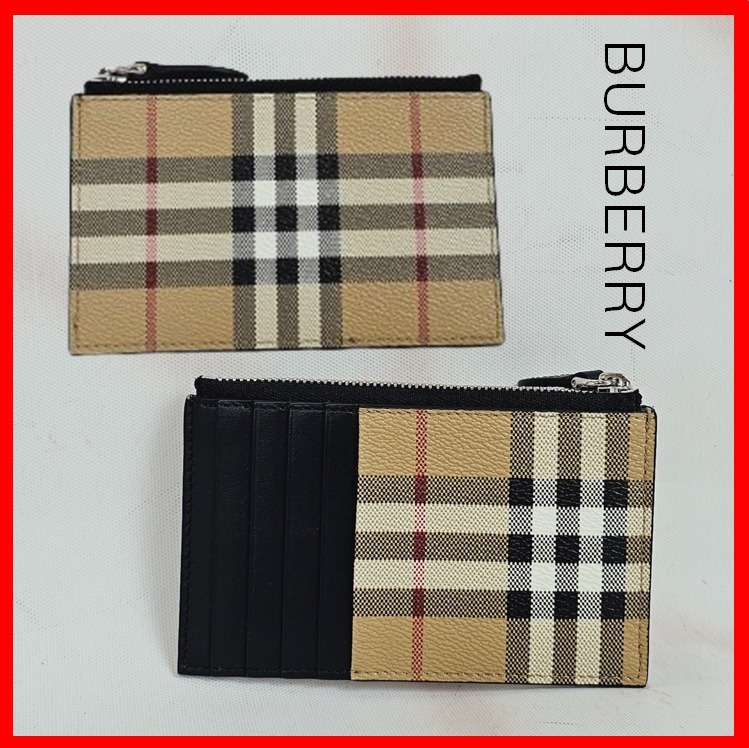 ★韓国の人気★【BURBERRY】★マネークリップカードホルダー★