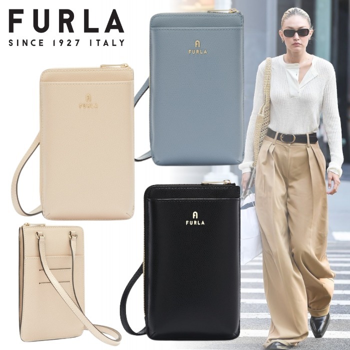 国内発送**FURLA** Furla Camelia 縦型クロスボディバッグ