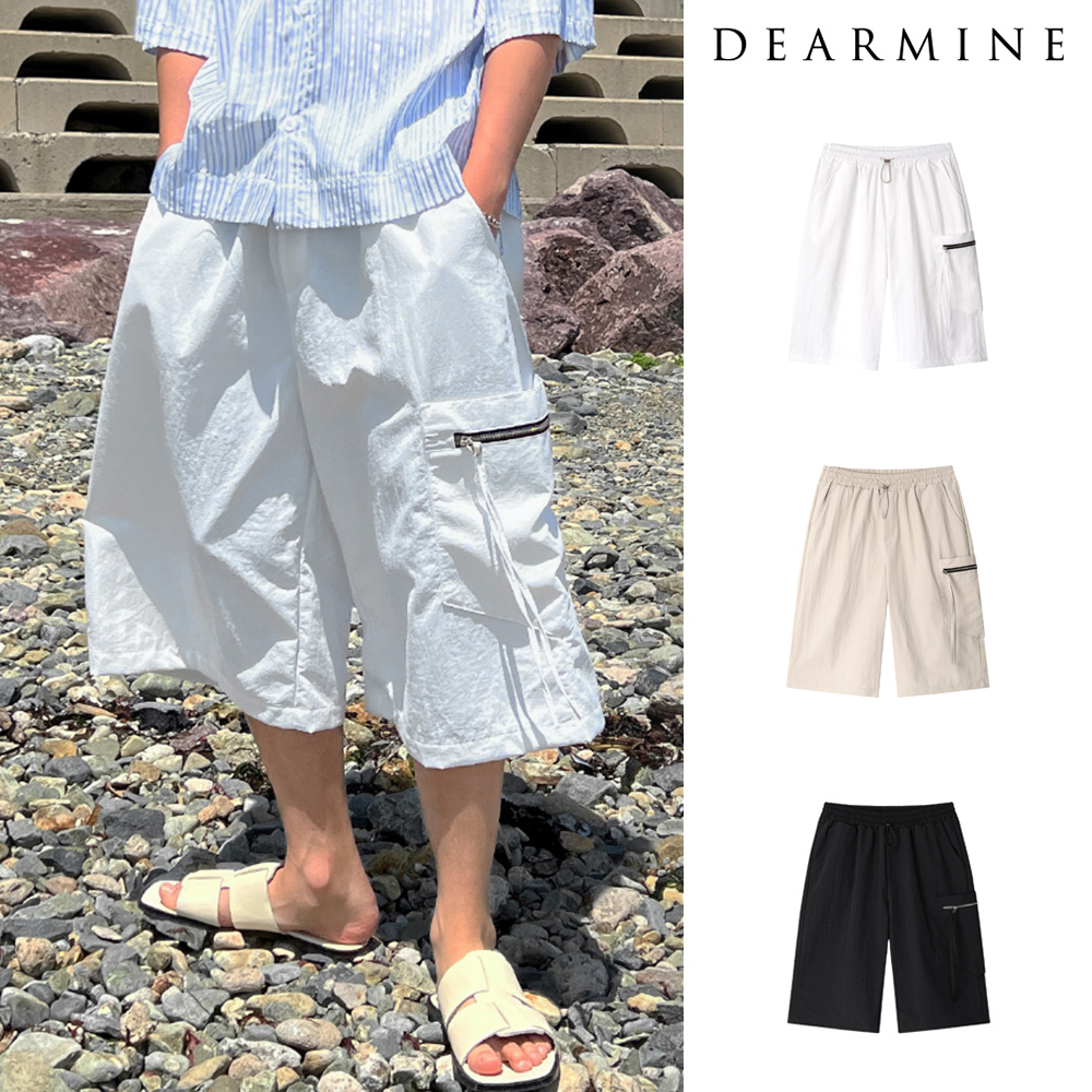 【DEARMINE】One Pocket Bermuda Pants