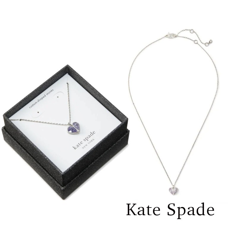 【大セール】Kate Spade Silvertone & Zirconia ネックレス