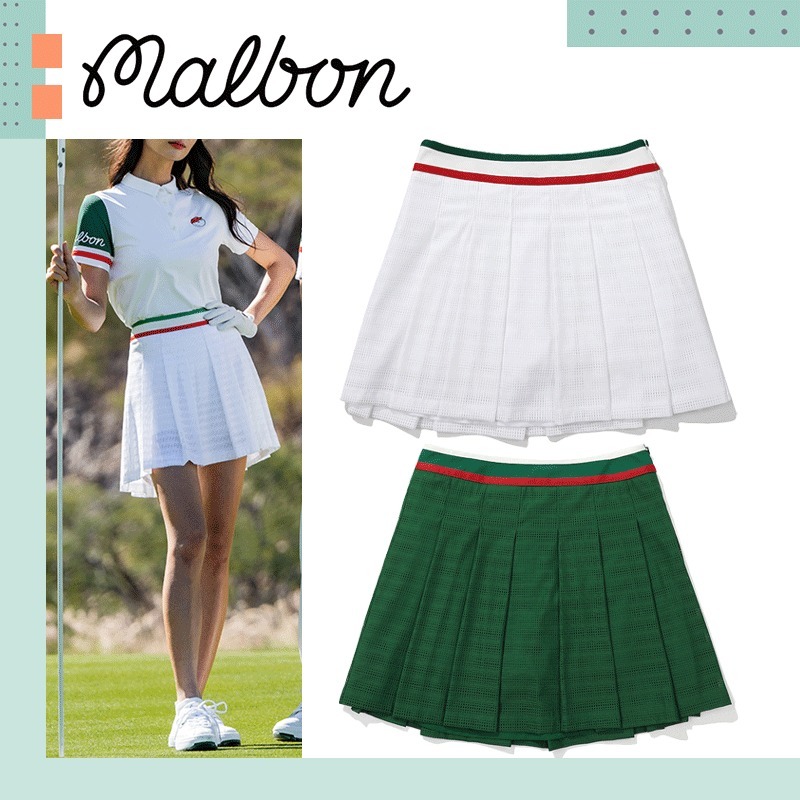 MALBON ♥Tricot Hot Summer Mesh Skirt /追跡付