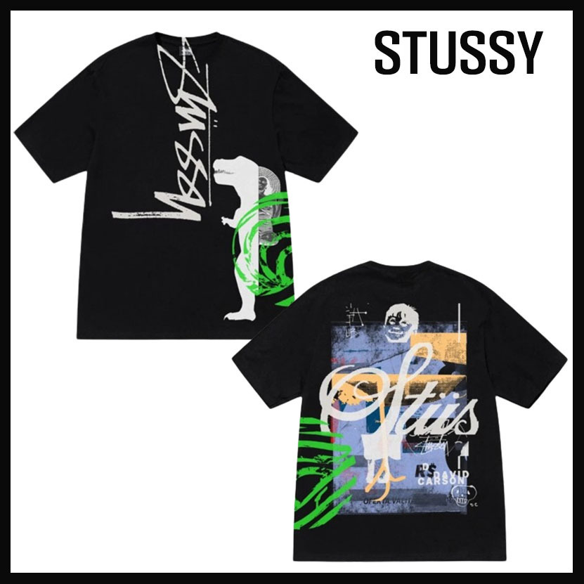 人気 ☆STUSSY☆ DAVID CARSON DINO T-SHIRT