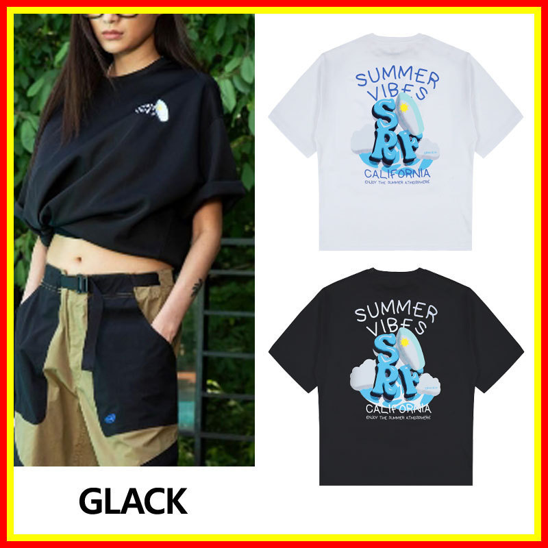 [GLACK] GT108 Summer Vibe Short Sleeve Rash Guard/追跡付